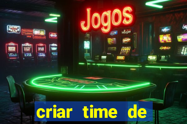 criar time de futebol simulador